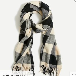 J Crew Buffalo Plaid Scarf